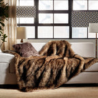 HORIMOTE HOME Faux Fur Blanket HBK-FFCM-BR-K King Size Brown 104"x90"