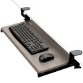 Vivo Large Clamp-On Computer Keyboard And Mouse Under Desk Slider Tray, 27 X 11 Inch Pull Out Platform Drawer, Gray, Mount-Kb05G