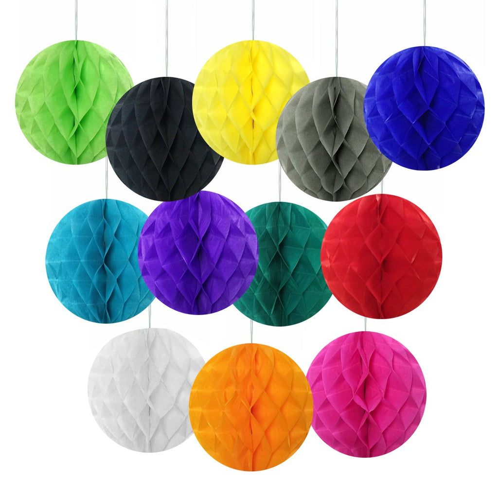 Allydrew Hanging Party Decoration, 16 Inch Tissue Honeycomb Ball For Weddings, Birthday Parties, Baby Showers, And Nursery D  Co