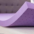 Sinweek 3 Inch Gel Memory Foam Mattress Topper Ventilated Soft Pressure Relieve Mattress Pad, Breathable Bed Topper, Certipurus