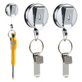 Landhoow 2 Pcs Retractable Pull Pen Pencil Holder, 27.5' Retractable Pen Holder For Carpenters, Workers, Nurses, Waiter, Univer