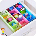 Flipzon 3 Pieces Multipurpose Plastic Storage Drawer Socks Undergarments Organizer/ Stackable Drawer / Wardrobe Organiser Rack/ 