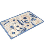 Nourison Aloha Indoor/Outdoor Blue Grey 2'8' X 4' Area Rug, Easy Cleaning, Non Shedding, Bed Room, Living Room, Dining Room, Backyard, Deck, Patio (3X4)