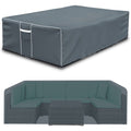 Gasadar Outdoor Furniture Cover Waterproof, Outdoor Sectional Cover, 500D Heavy Duty, All Weather Protection Rectangular Patio Covers For Outdoor Furniture Set, 126' L X 64' W X 29' H -Grey