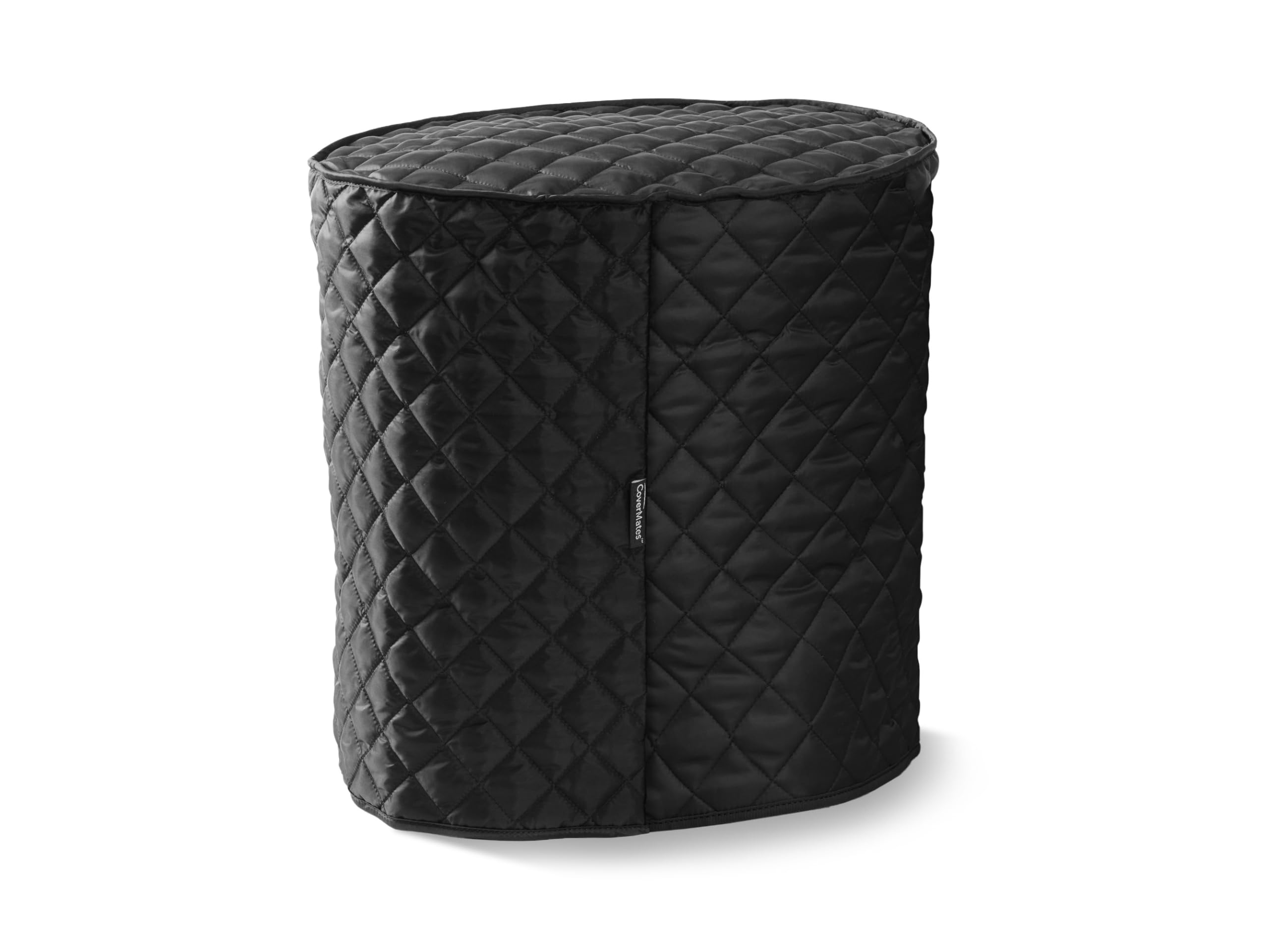 Covermates Keepsakes - Oval Appliance Cover - Dust Protection - Stain Resistant - Washable - Appliance Cover, Black