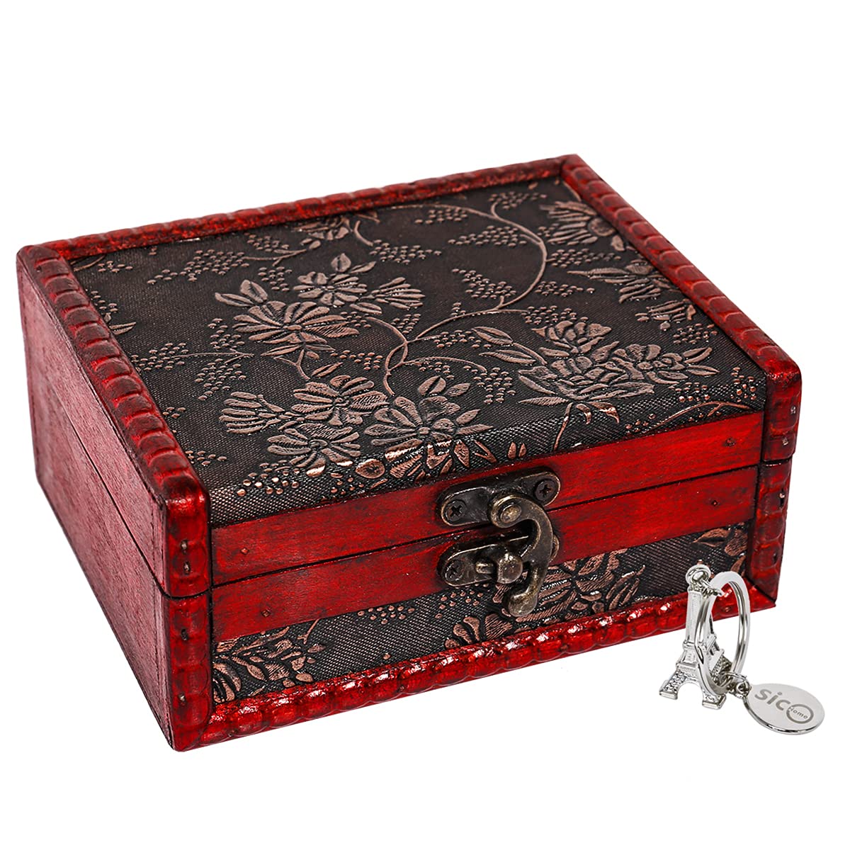 SICOHOME Treasure Box, 5.46 Tarot Cards Box for Trinkets,Taro Cards,Gifts and Home Decor
