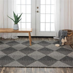 Rizzy Rugs Alora Decor Addison Gray 7'9"X9'9" Tufted Wool Rug