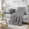 Cazimo Soft 100% Cotton Throw Blanket for Sofa/Couch and Bed  60 * 50 inches | Lightweight, Breathable & Cozy | Ideal for Summe
