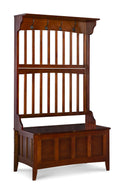 Linon Hall Tree with Storage Bench, 36W x 18D x 64H, Walnut