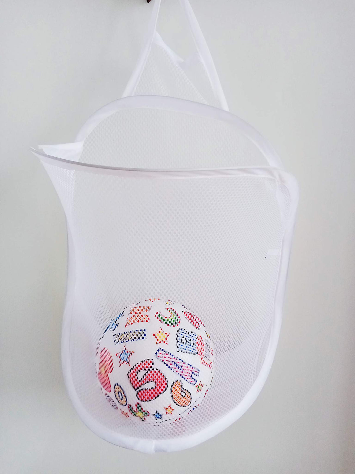 Heng happy Small Hanging Laundry Hamper Bag,OverTheDoor Mesh Hamper, Wall Dirty Clothes Bag