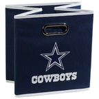 Franklin Sports Nfl Dallas Cowboys Collapsible Storage Bin Nfl Folding Cube Storage Container Fits Bin Organizers Fabric Nfl Tea