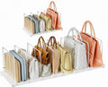 Dmevkic Extendable Purse Organizers Purse Storage. Length 1527inch. Bag Organizer Purse Holder for Closet with 8 Adjustable She
