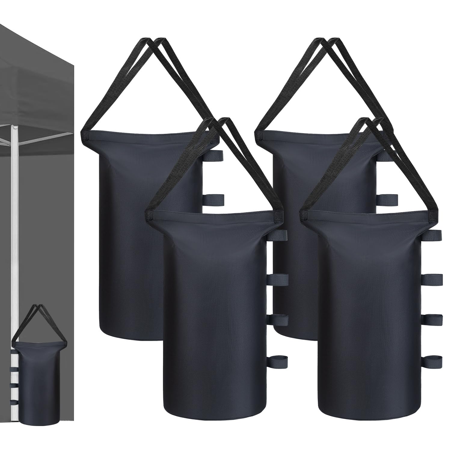 Inntop 200 Lbs Canopy Tent Weights Sand Bags Set Of 4, Heavy Duty 1680D Canopy Weights Sandbags For Instant Outdoor Canopy, Pop