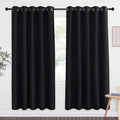 NICETOWN Blackout Curtain Drape for Night Shift - Light Reducing Thermal Insulated Solid Grommet Blackout Window Treatment for L