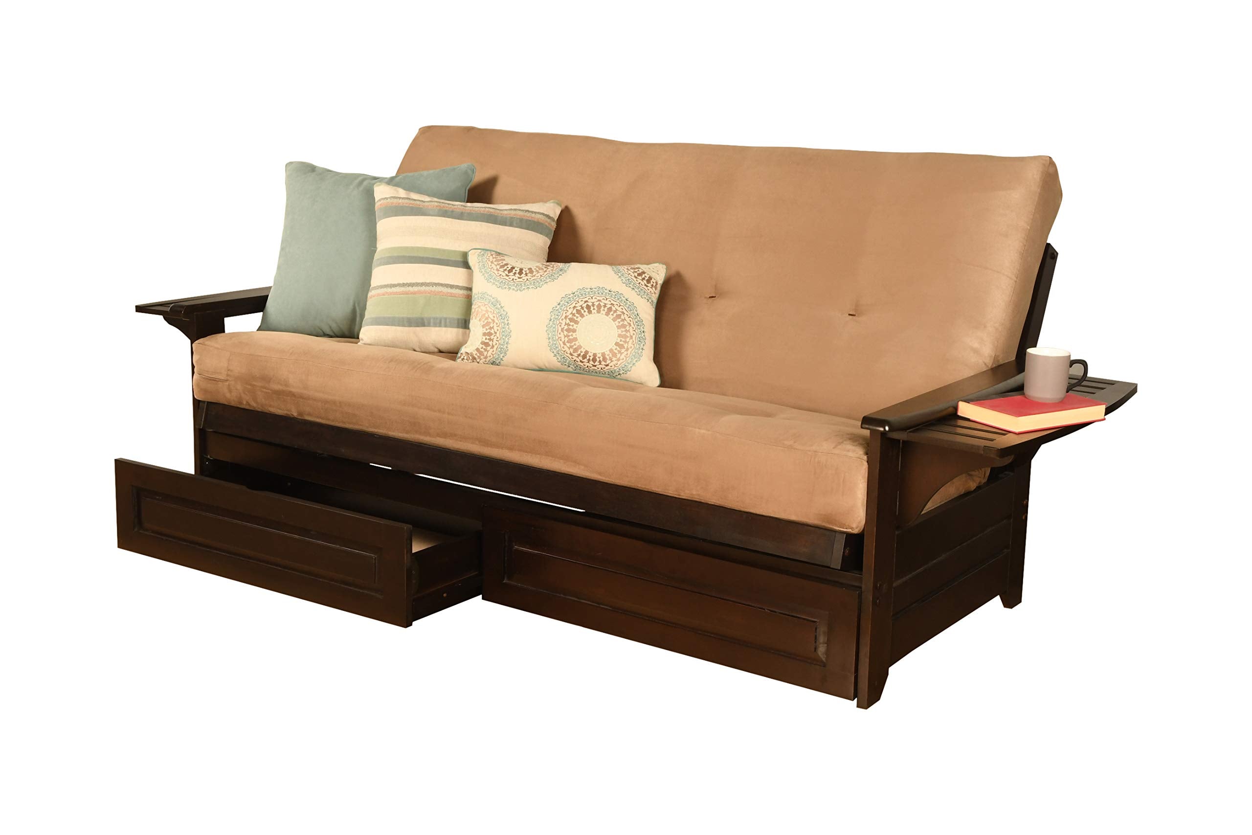 Kodiak Futons Full Size Futon in Espresso Finish, Brown