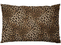 Ekobla Throw Pillow Cover Leopard Print Pattern Safari Wild Animal Theme Pattern Leo Skin Cheetah Tiger Decor Lumbar Pillow Case