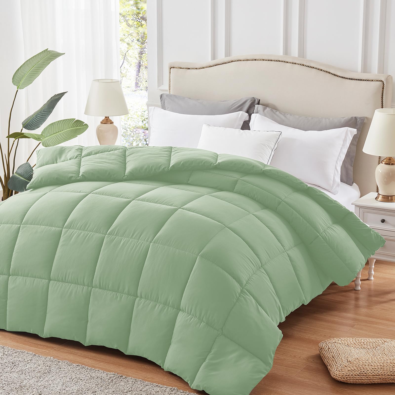 Harborest Queen Size Comforter - Down Alternative Comforter All-Season Lightweight Duvet Insert With 4 Corner Tabs 88' L X 88'