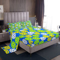 Pickleball Bed Set Ball Sports Themed Teens Sheet Set for Boys Girls Men Yellow White Green Pickleball Bed Sheets Blue Decor She