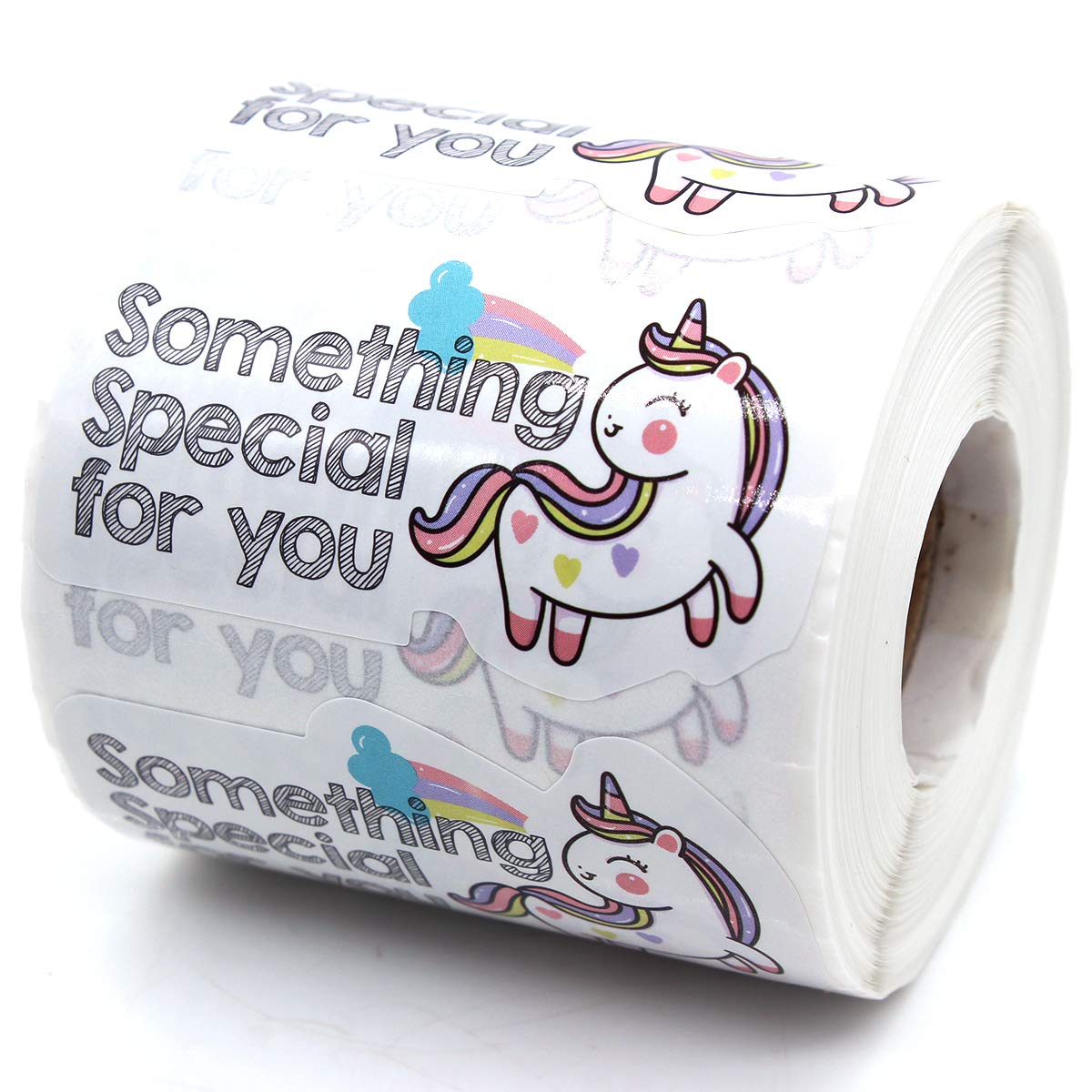 Muminglong Muminglong 1.5 Inch Something Special For You Unicorn Sticker, Baby Shower Sticker,Thank You Sticker,Small Shop Stick