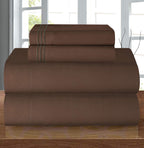 Elegant Comfort Luxury Quality Microfiber 5-Piece 1500 Premium Hotel Sheet Set-Wrinkle Resistant,All Around Elastic Fitted Sheet