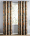 haus & kinder Blackout Curtains 7 Feet Long, Door Curtains 7 Feet Set of 2, Door Curtain, Curtains 7 Feet Long, 80% Room Darkeni