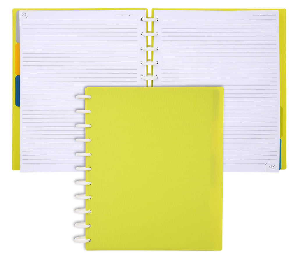 Talia Discbound Notebooks, Planner, Customizable, (Verdant Green, Letter (8.5In X 11In))