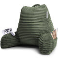 Clara Clark Reading Pillow For Bed Adult - Back Pillow For Sitting In Bed, Standard Bed Pillows For Sitting Up In Bed, Foam Bed