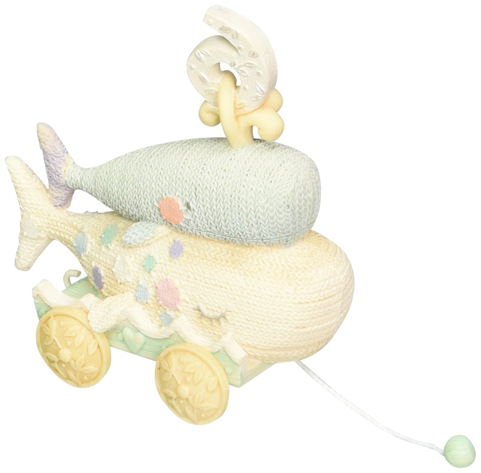 Enesco Foundations Collectible Baby Birthday Ark Age 6 Figurine Whale - 4050146