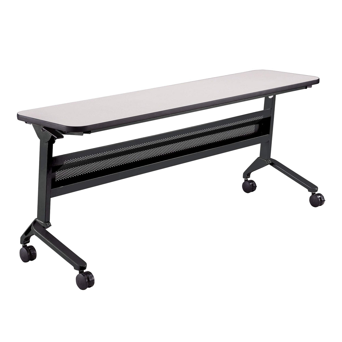 Safco Products Flip-N-Go Training Table, Folkstone 18&quot; x 72&quot; Black Legs