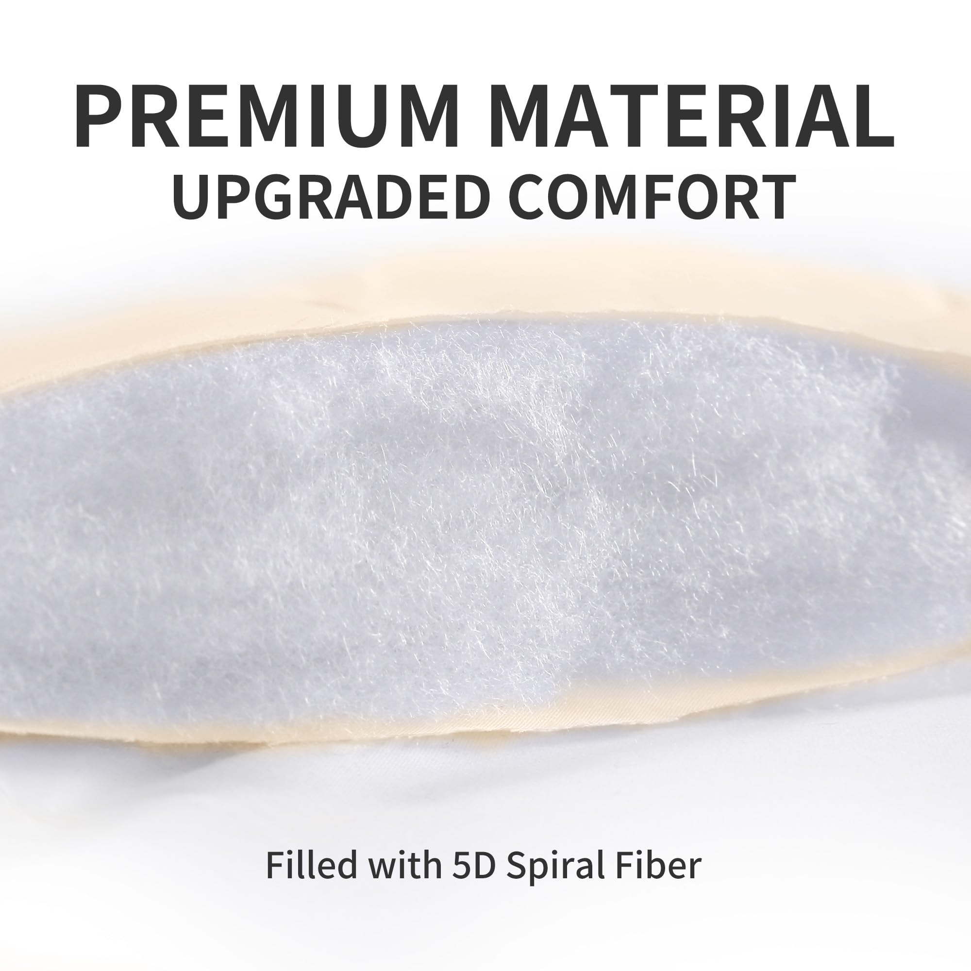 Sleep Zone Full Size Soft Mattress Pad, Quilted Fitted Mattress Cover For Bedroom, Fluffy Down Alternative Mattress Protector, Deep Pocket 8~21 Inch, Machine Washable (Beige, Full)