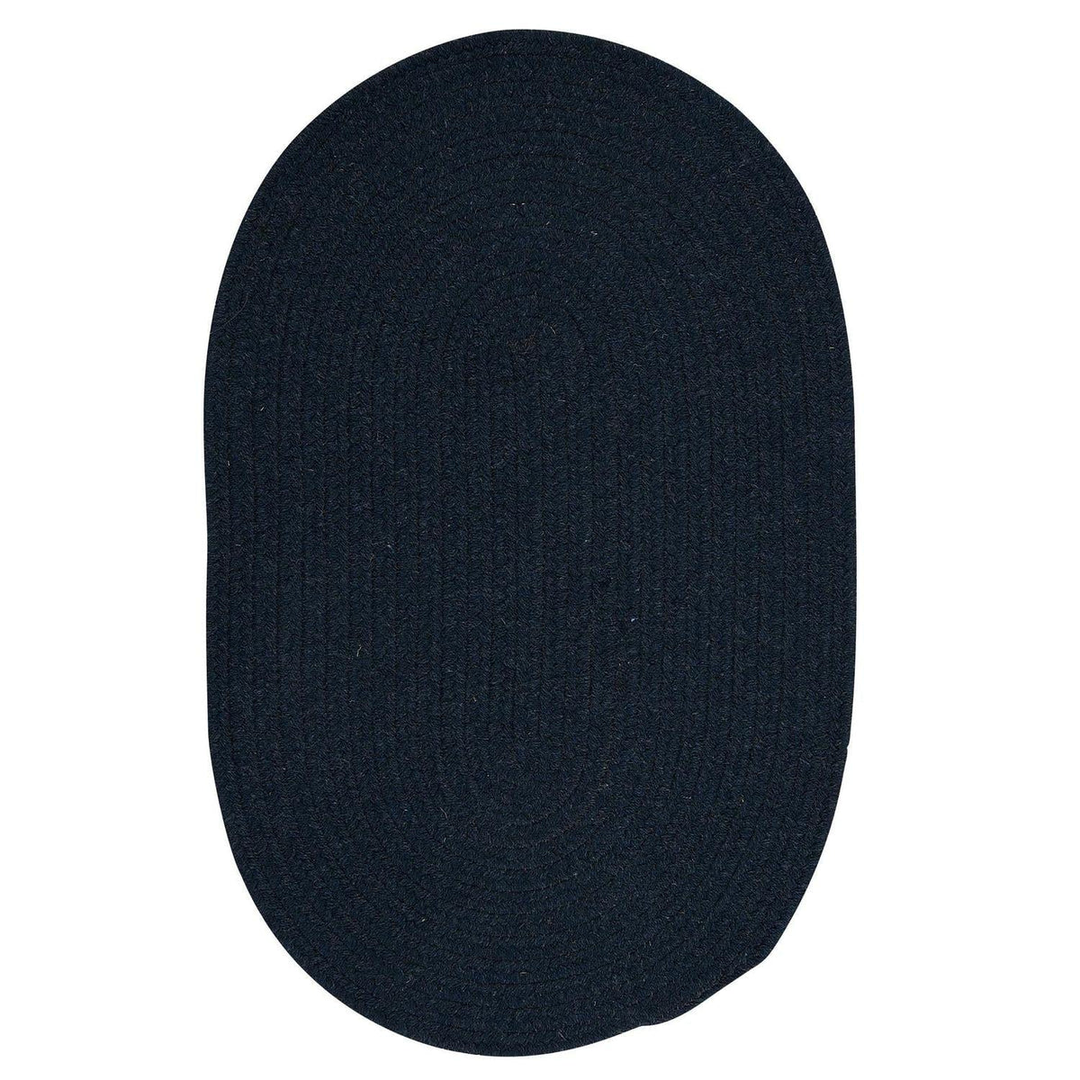 Solid Wool Blend Blue Moon Rug Rug Size: Oval 5' X 7'