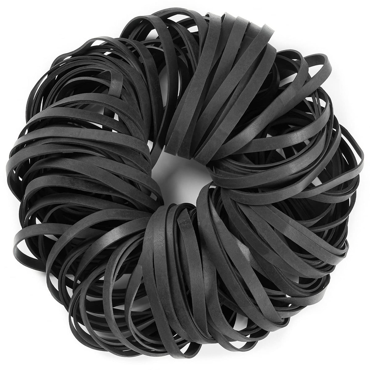Amuu Rubber Bands Black Size 64 Rubber Band Tactical Rubber Bands 110Pack #64 Rubber Band For Office Supply Home Money File Fold