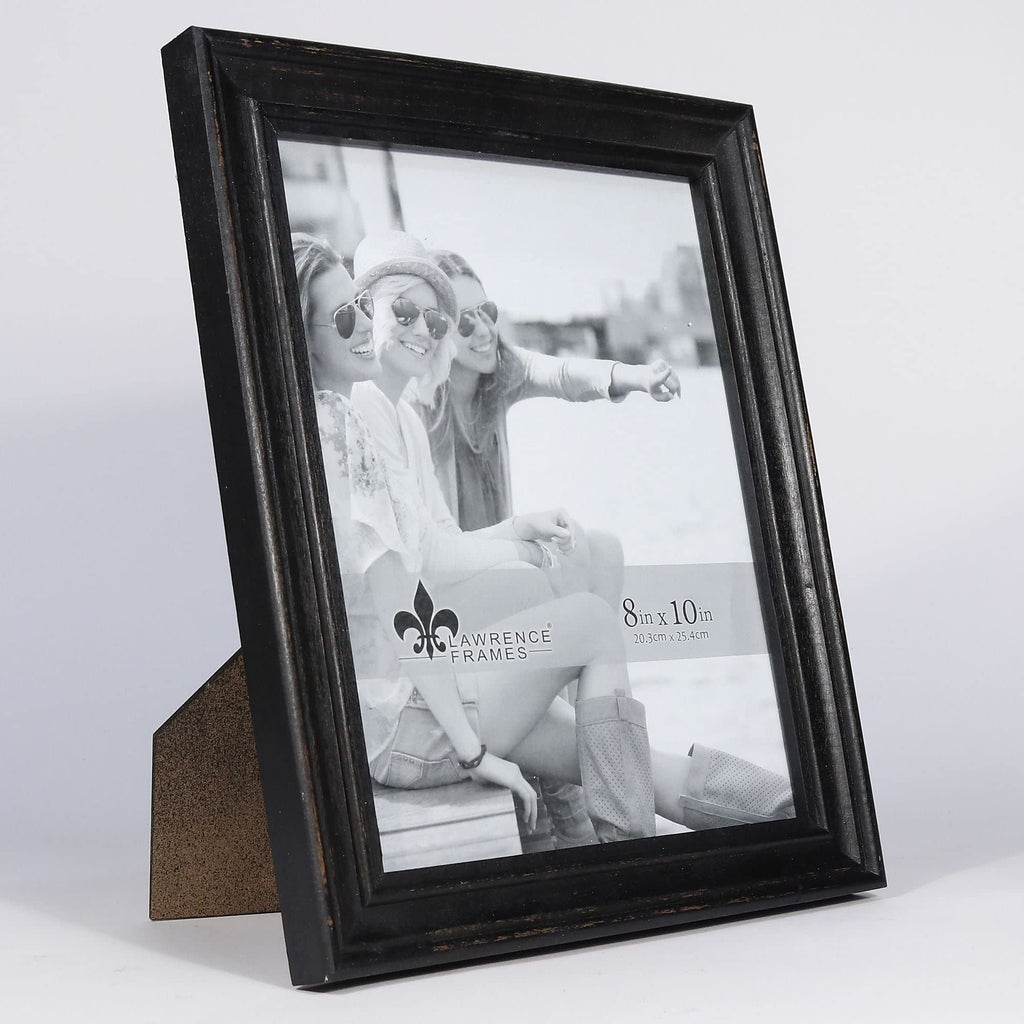 Lawrence Frames 746580 8X10 Durham Weathered Black Wood Picture Frame