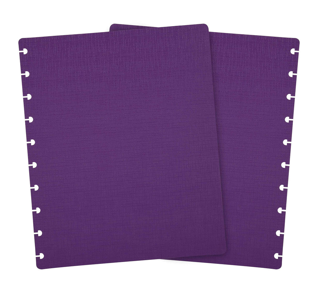 Talia Discbound Notebooks, Planner, Customizable, (Strong Purple, Junior (5.5In X 8.5In))