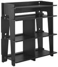 Crosley Furniture Soho Media Console, Record Player Stand With Vinyl Storage, Modern Home Organizer, Black