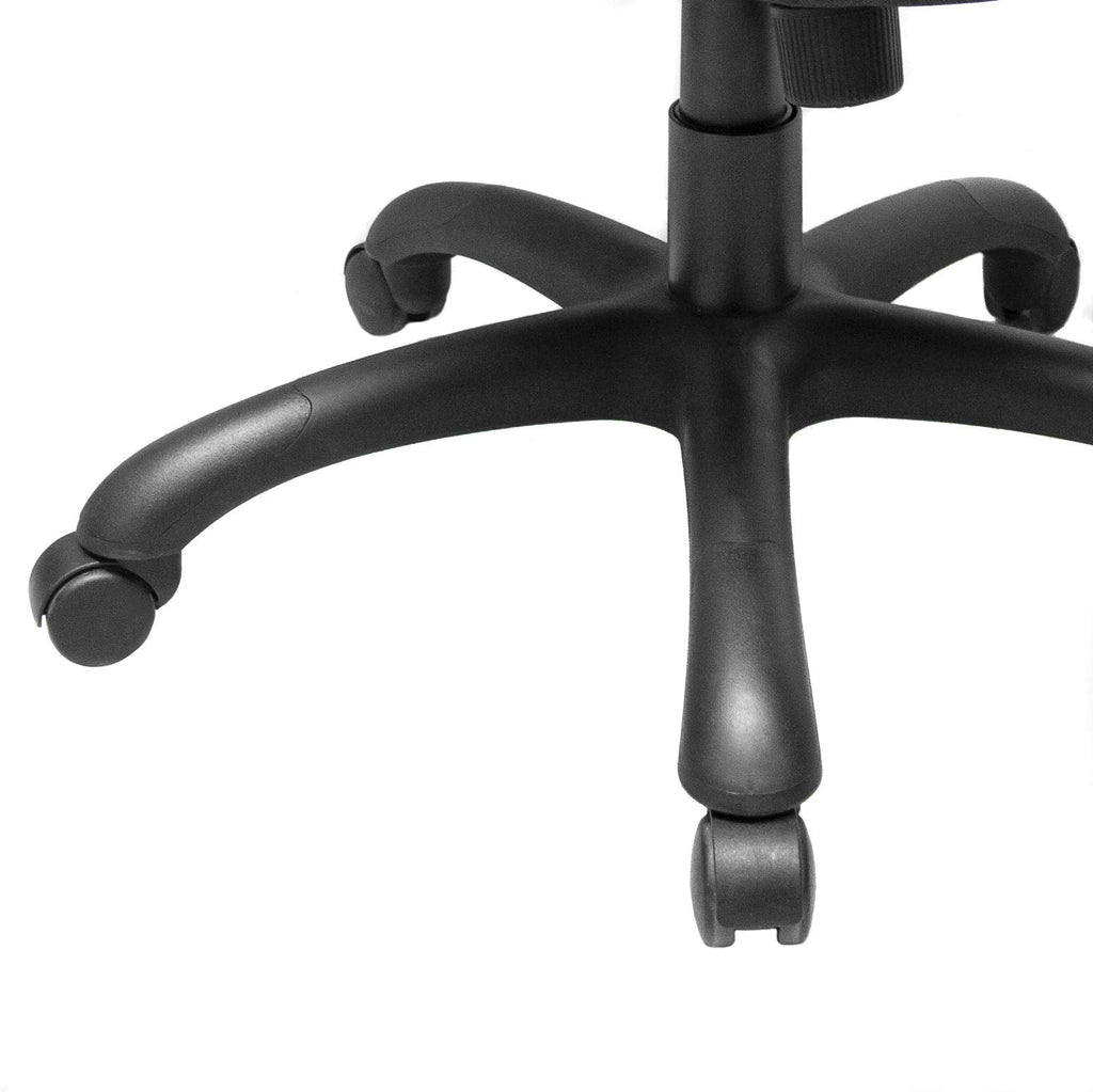 American Furniture Classics OS Home and Office Rolling Adjustable Height and Seat Tilt Task Chair, Grey and Black