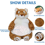Ronivia Tiger Weighted Stuffed Animals, 17' 3.5 Lbs Weighted Tiger Plush Large Weighted Plush Animal Toy Pillow Gifts For Boys