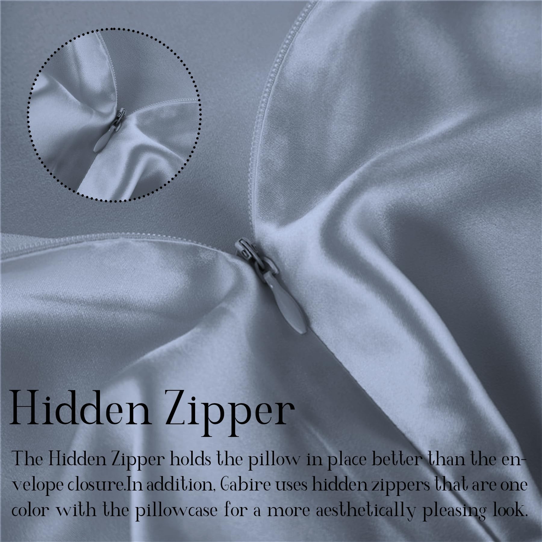 Gabire Mulberry Silk Pillowcase For Hair And Skin Prevent Acne Pillow Cases Both Sides Real Silk Pillowcases Organic Silk Pillow