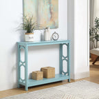 Convenience Concepts Omega Console Table, Sea Foam Blue