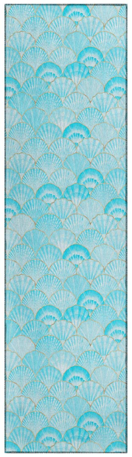 Dalyn Seabreeze Sz2 Teal Washable 2'3" X 7'6" Runner Rug Sz2Te2X8