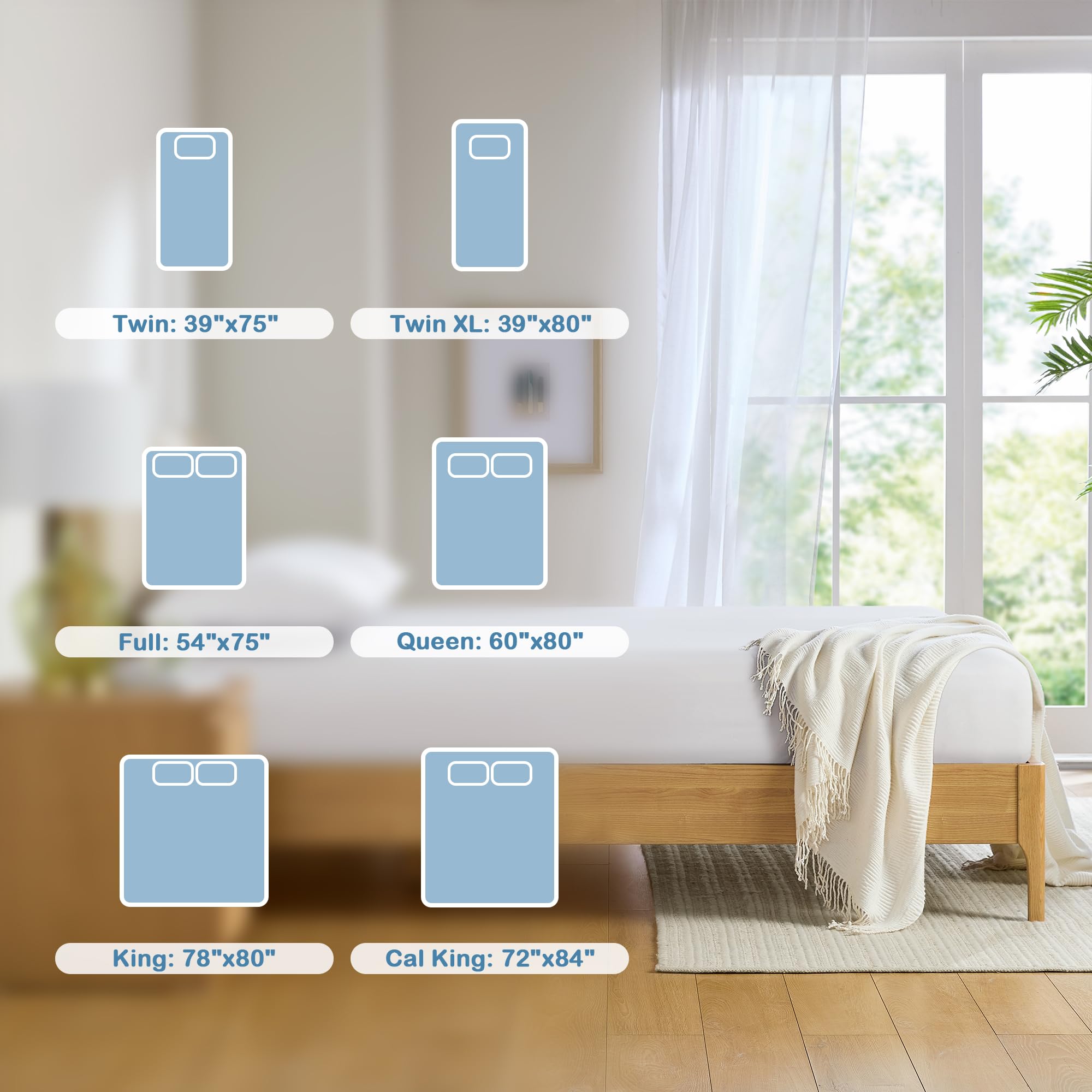 Degrees Of Comfort Coolmax Cooling Fitted Sheet Only, California King Size Bed Soft Sheets For Hot Sleepers, Up To 15' Deep Pocket, All Around Elastic, Wrinkle Free, Fade Stain Resistant, White1Pc