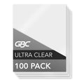 Gbc Laminating Sheets, Thermal Laminating Pouches, Letter Size, 3 Mil, Heatseal Ultra Clear, 100 Pack (3745022)