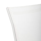 Modway Traveler Outdoor Patio Aluminum Mesh Rocking Sling Lawn Chair Glider In White White