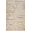 Rizzy Home Alora Decor Makalu 3' X 5' Geometric/Solid Gray/Natural Hand-Tufted Area Rug