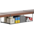 Foldable Metal Under Cabinet Organizer,MultiFunctional Hanging Storage Rack for Aluminum Foil,Plastic Wrap,Kitchen Wipes,Space
