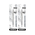 Zebra Pen F-701 Fine Point Ballpoint Retractable Pen, Black (Pack Of 2)