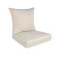 Suntastic O'Linen Outdoor/Indoor 2-Piece Deep Seat Cushion Set For Patio Furniture, Linen