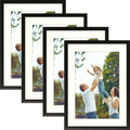 Golden State Art, Aluminum Picture Frame and Real Glass -5x7 Picture Frame with Mat for 4x6 Photo Display-Wall Decor or Tabletop