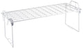 Whitmor Wire Grid Stacking Shelf Medium, 7D x 18W x 7H, White