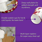 Chef Cooking Birthday Party Supplies Set Plates Napkins Cups Tableware Kit For 16